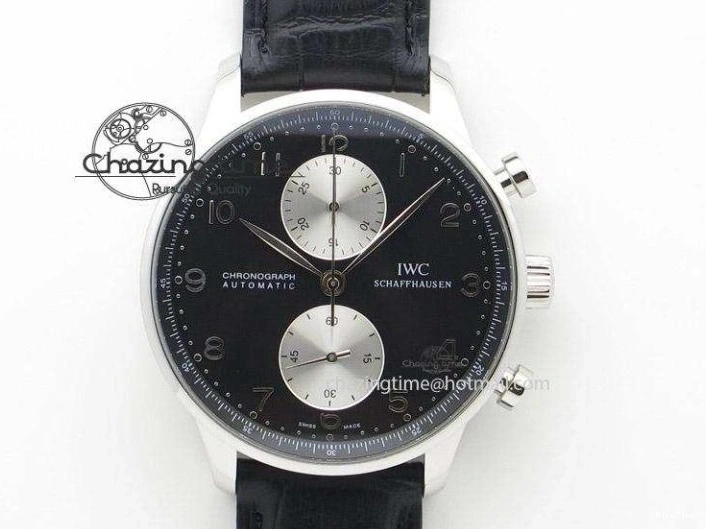 MIROTIME 0404 Portuguese Real PR IW500127 RG ZF 1:1 Best Edition Grey Red Dial On Brown Leather Strap A52010 V AllSeason 7331